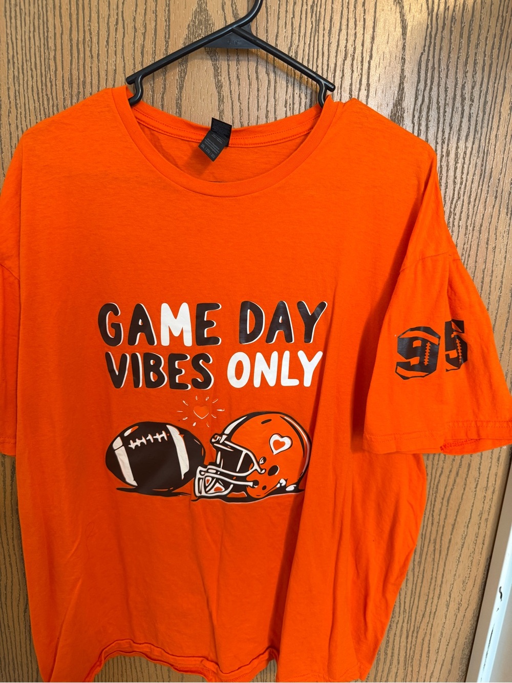 Game Day Vibes Only Orange Graphic Tee